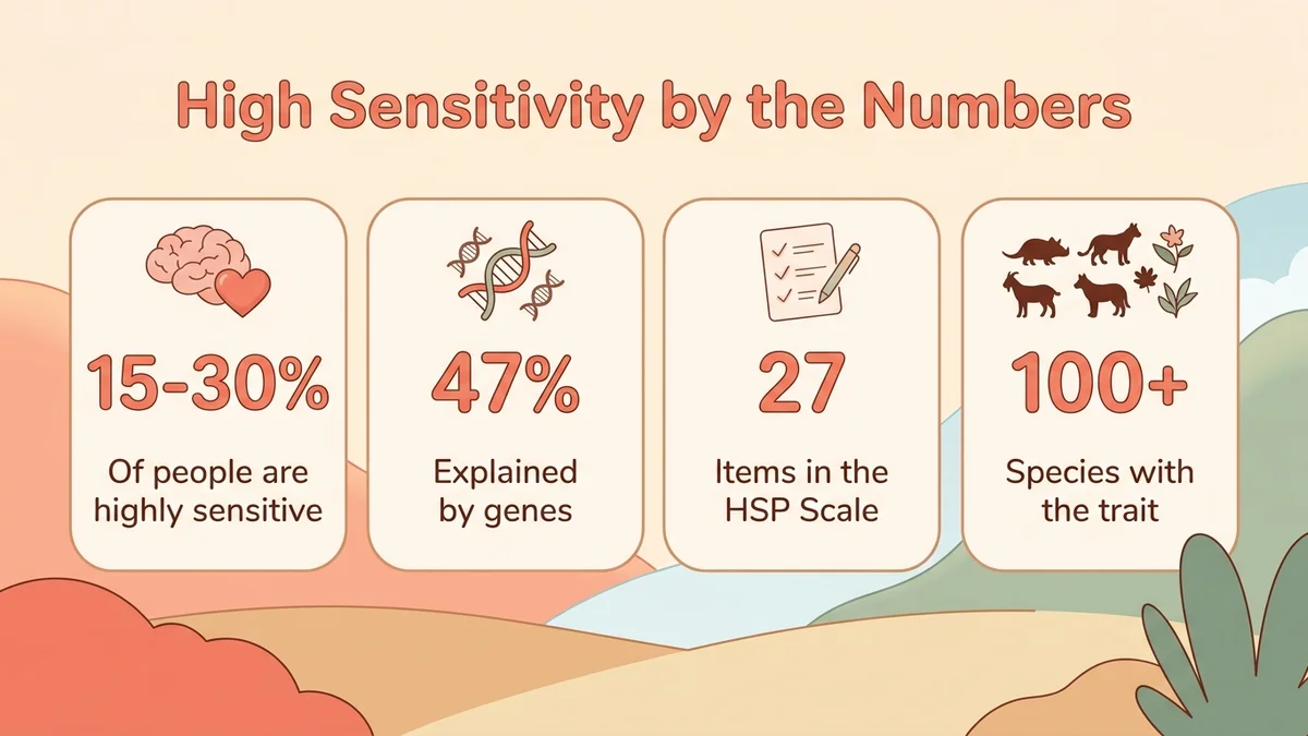 Infographic of key statistics on high sensitivity